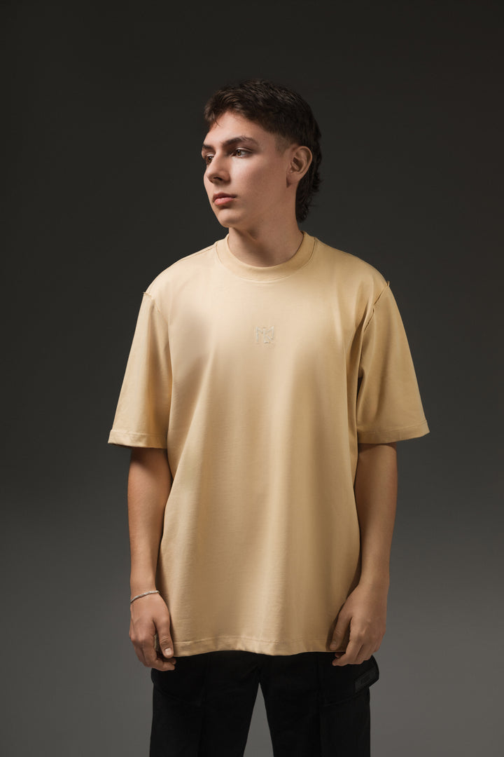 Camiseta Oversize color Beige