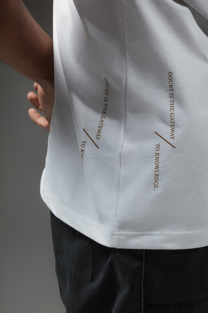Camiseta Oversize Estampado color Café