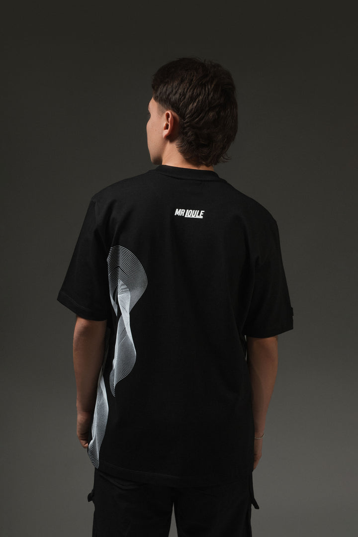 Camiseta Oversize con Estampado motion