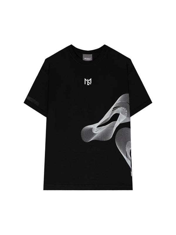 Camiseta Oversize con Estampado motion