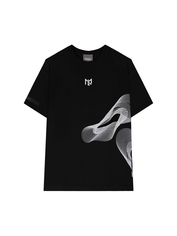 Camiseta Oversize con Estampado motion