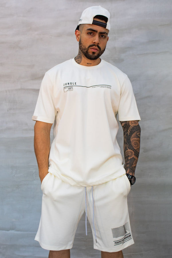 Conjunto Camiseta y Bermuda Estampada Tela Premiun 