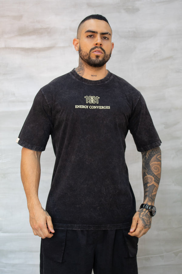 Camiseta Oversize Acidwash Converge | JG