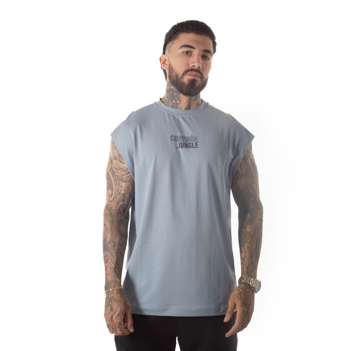 Camisilla Estampada Azul