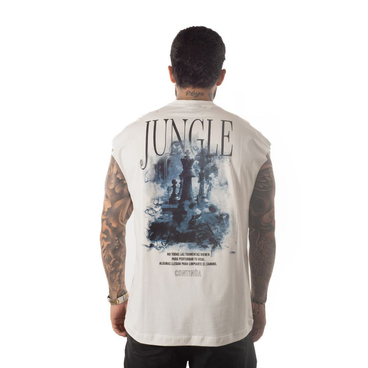 Camisilla Estampada Blanca  