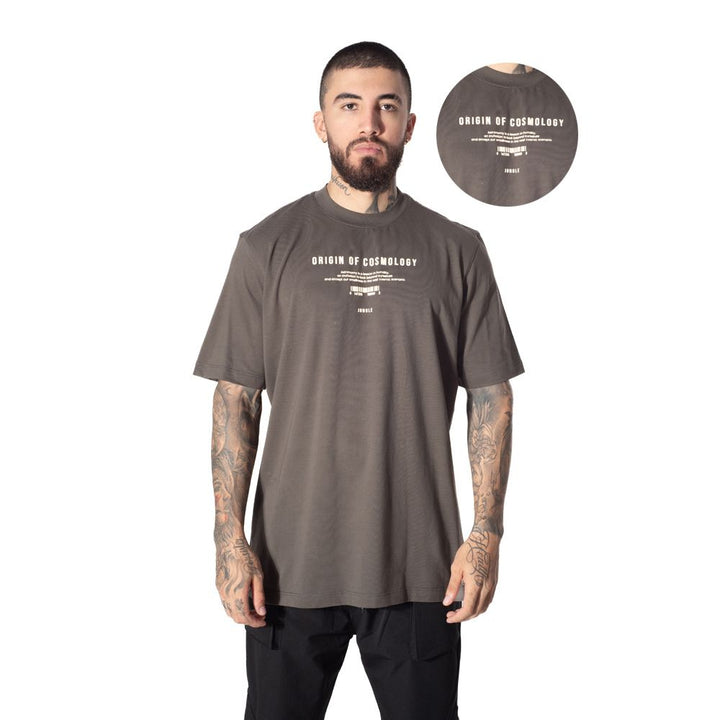 Camiseta Oversize Estampada Café