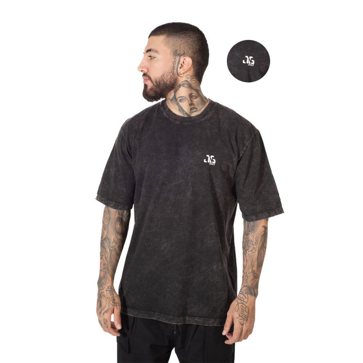 Camiseta Oversize con Efecto Lavado