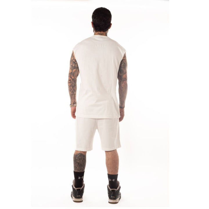 Conjunto Camisilla + Bermuda Blanco