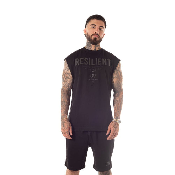 Conjunto Camisilla + Bermuda Negro