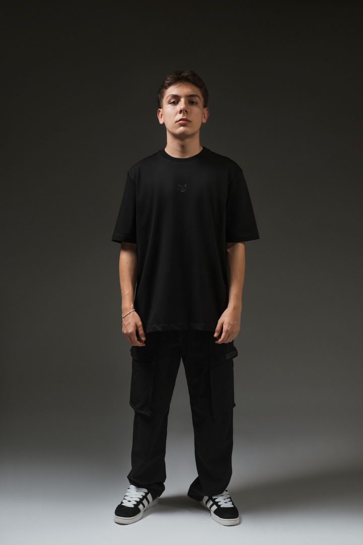 Camiseta Oversize color Negro