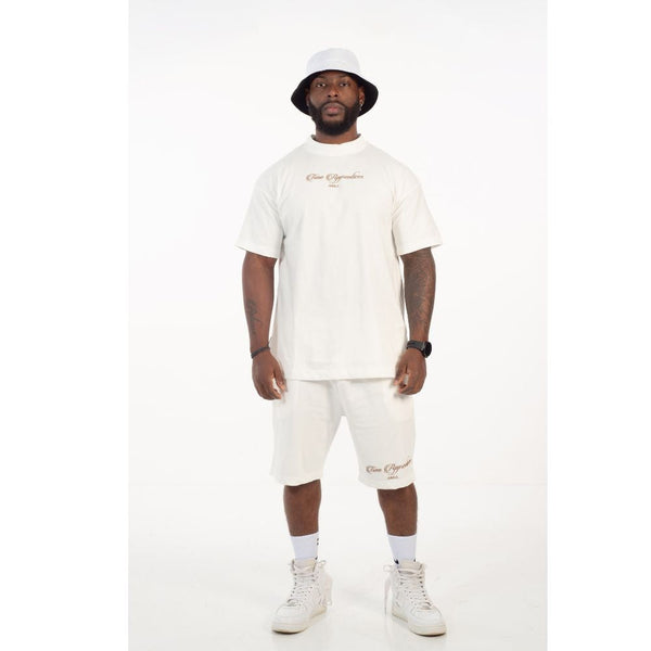 Conjunto Camiseta + Bermuda Blanco