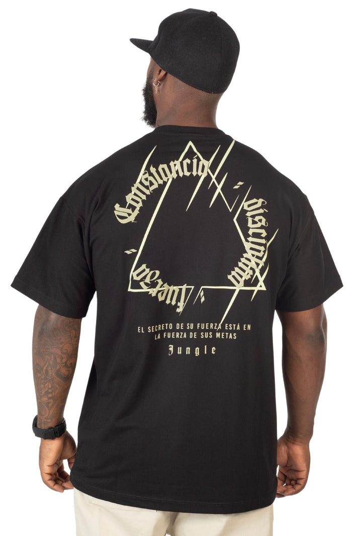 Camiseta Oversize estampado en color verde