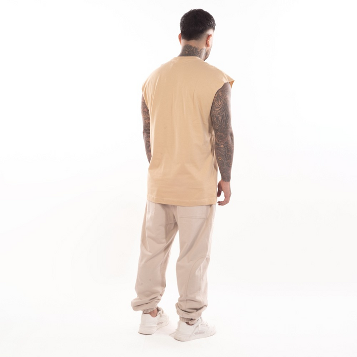 Pantalón Jogger color Beige